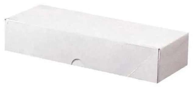 Main image of PARTNERS BRAND BCF24 10 in x 3 1/2 in x 2 in Stationery Folding Cartons, White,