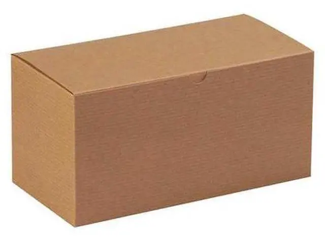 Main image of PARTNERS BRAND GB126K 12 in x 6 in x 6 in Gift Box, Kraft, Fiberboard, 50 PK