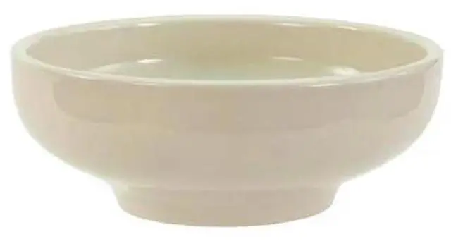 Main image of CRESTWARE CM35 Footed Nappie Bowl, 16 oz., Ceramic Bone White PK12
