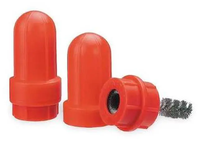 Alt view image 2 of 3 - WESTWARD 3CYP8 Pipe Cleaning Brush, 2 in L Brush, Silver, Plastic, 3 3/4 in L