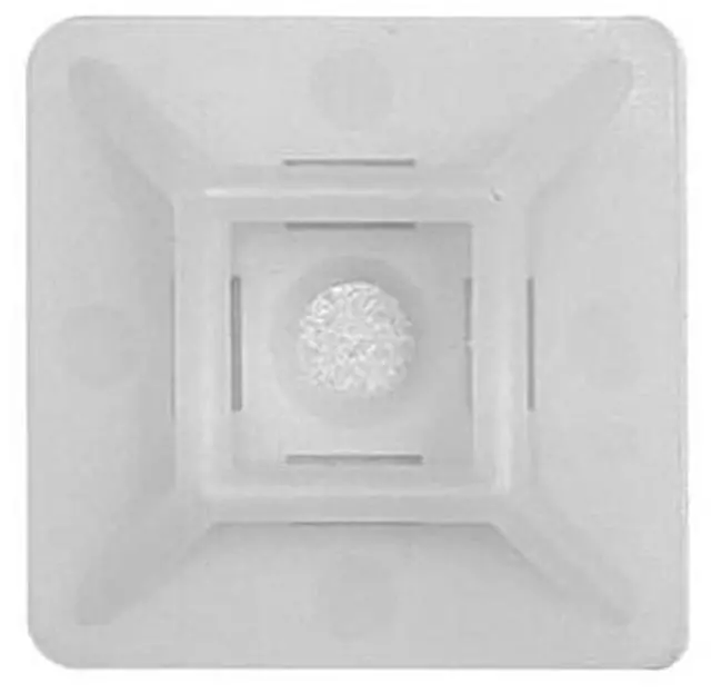Main image of DOTTIE DT100S L.H. Dottie 1'' X 1'' Natural Cable Tie Mounting Base, 100PK