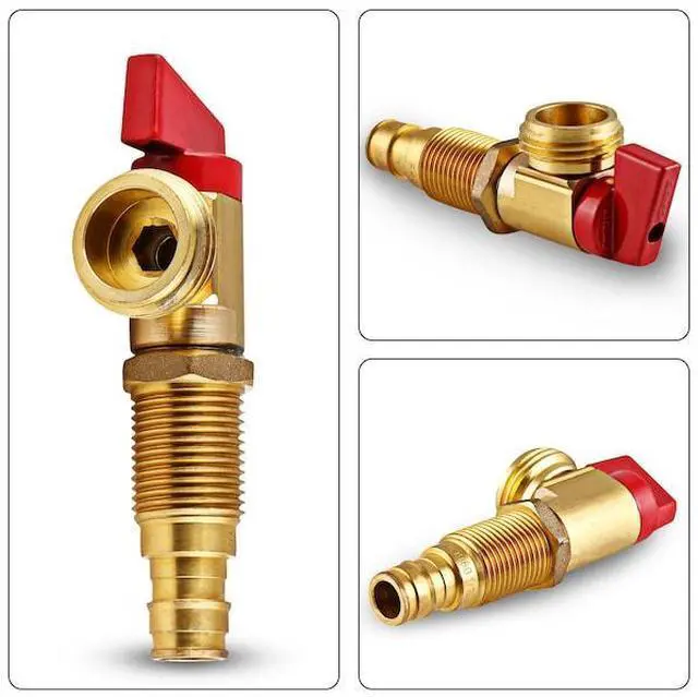 Alt view image 4 of 7 - EVERFLOW 540F Washing Machine Replacement Valve 1/2" PEX A Inlet x 3/4" MHT