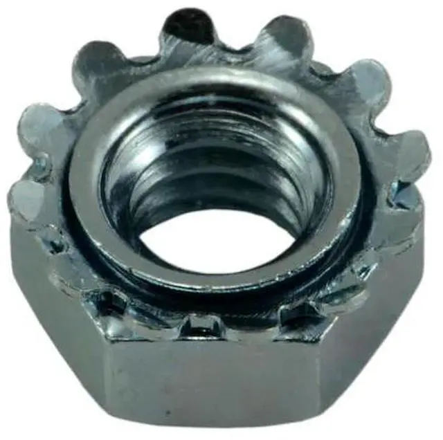 Main image of MIDWEST FASTENER 03820 External Tooth Lock Washer Lock Nut, 1/4"-20, Steel,