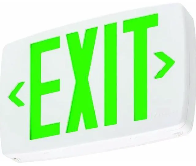Alt view image 2 of 2 - LITHONIA LIGHTING LQM S W 3 G 120/277 M6 Quantum Series Thermoplastic LED Exit