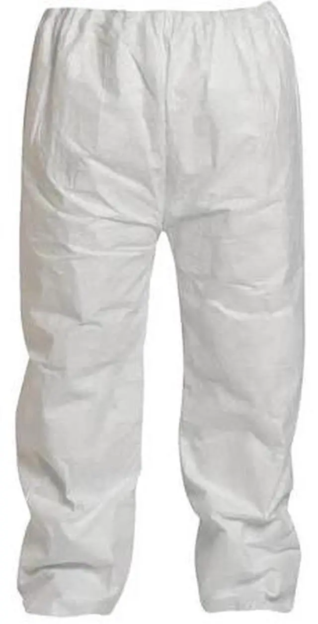 Alt view image 2 of 2 - Dupont Disposable Pants, XL, White, Tyvek® 400 Material, PK 50 TY350SWHXL0050VP