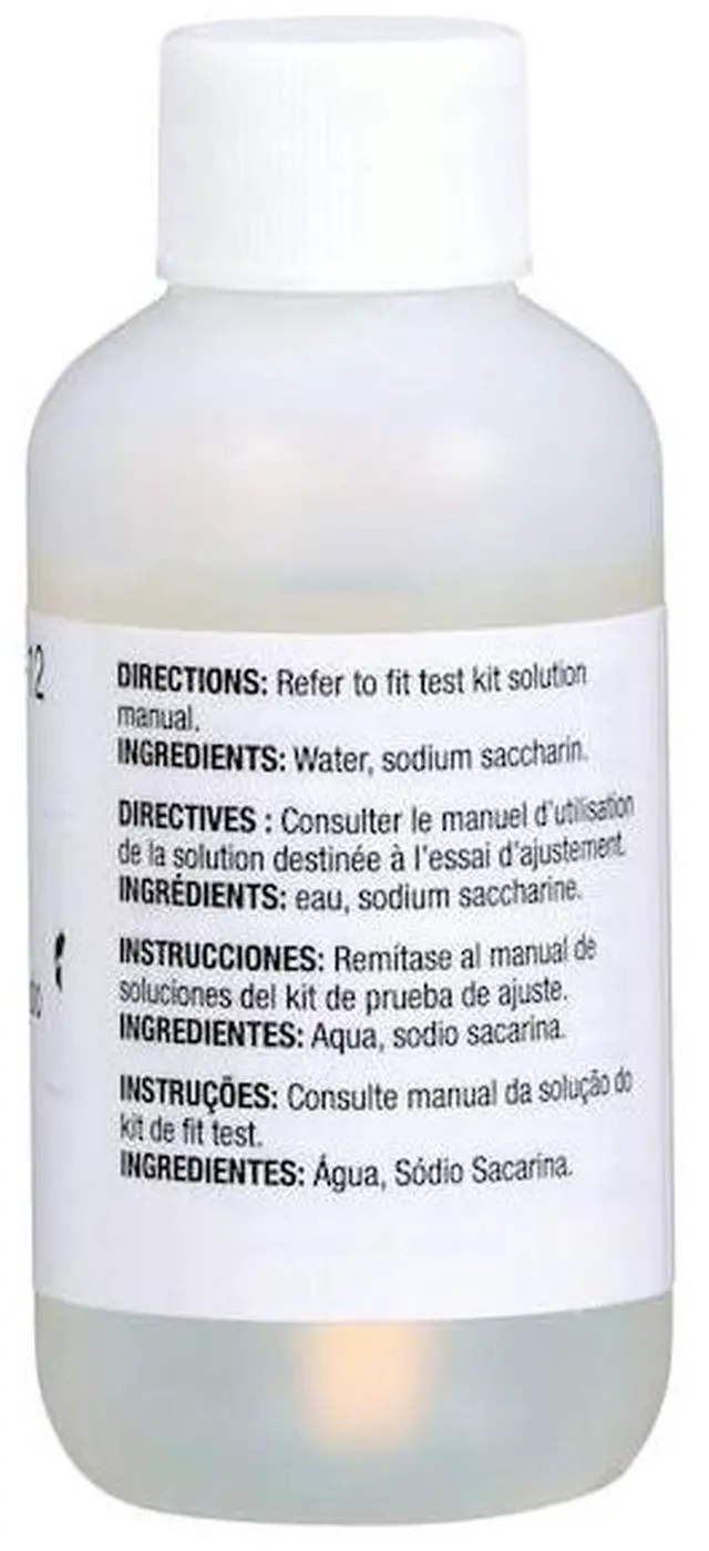 Alt view image 6 of 6 - 3M FT-12 Fit Testing Solution,Saccharin,55mL