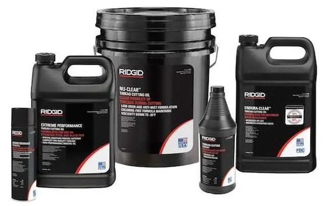 Alt view image 3 of 8 - Ridgid Liquid Cutting Oil, Base Oil : Mineral, 1 gal. Jug Amber   74012