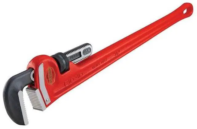 Alt view image 3 of 9 - RIDGID 31000 6 in L 3/4 in Cap. Cast Iron Straight Pipe Wrench