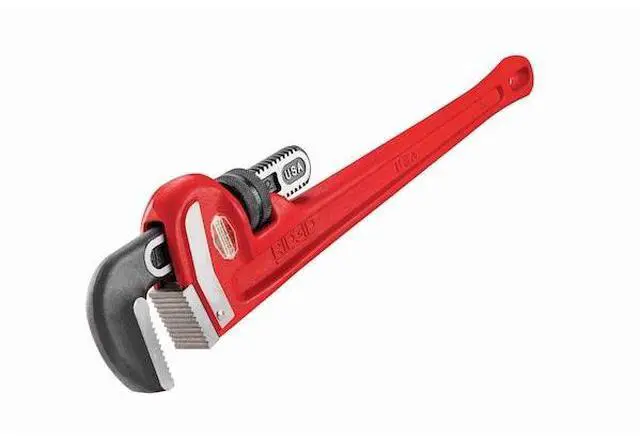 Alt view image 6 of 9 - RIDGID 31000 6 in L 3/4 in Cap. Cast Iron Straight Pipe Wrench