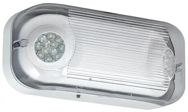 Alt view image 2 of 5 - COMPASS CSWEU2LED Emergency Light,LED,13-1/4" W x 5-3/8" L