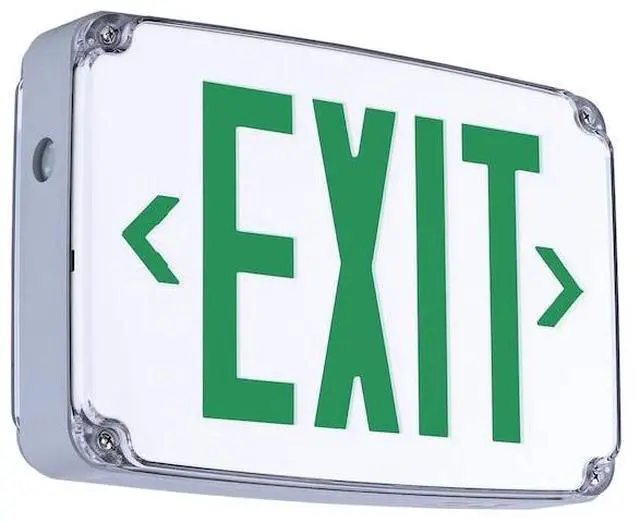 Alt view image 4 of 5 - Hubbell Lighting - Compass Ext Sgn,Plst,Gry,12 1/2in,2.7W  CEWSRE