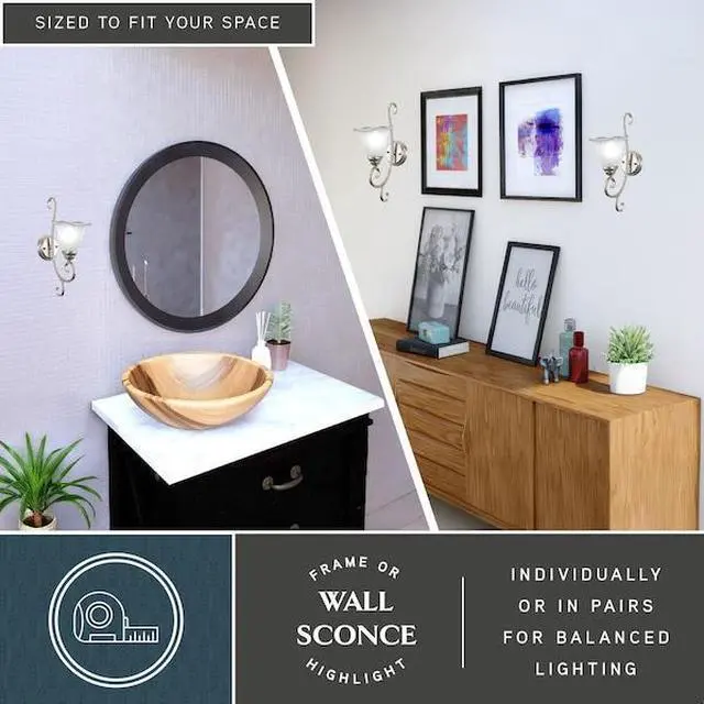 Alt view image 3 of 7 - VAXCEL BL-VLU001BN Bella 1L Vanity Nickel