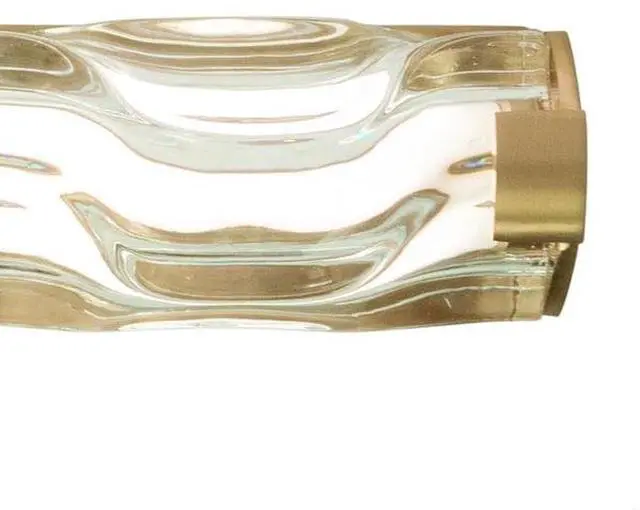 Alt view image 6 of 7 - VAXCEL W0360 Marseille 24-in. W LED Vanity, natural brass finish