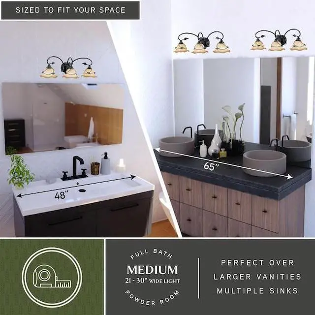 Alt view image 7 of 7 - VAXCEL VL38843OL Vine 3L Vanity Oil Shale