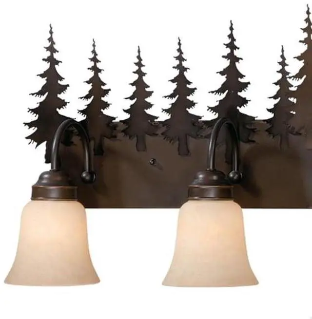 Alt view image 11 of 13 - Vaxcel Yosemite 4L Vanity Burnished Bronze - VL55504BBZ