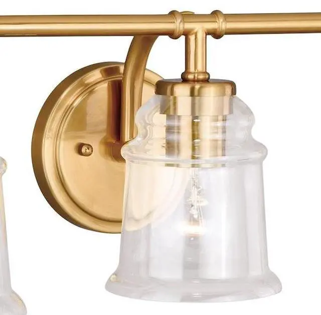 Alt view image 7 of 8 - VAXCEL W0264 Toledo 3L Vanity Brass