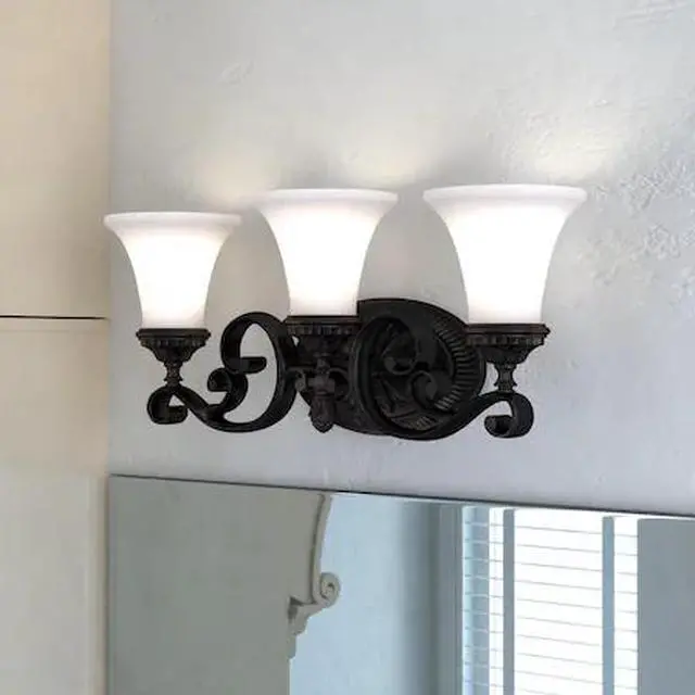 Main image of VAXCEL W0303 Avenant 3 Light Bronze Bathroom Vanity Fixture