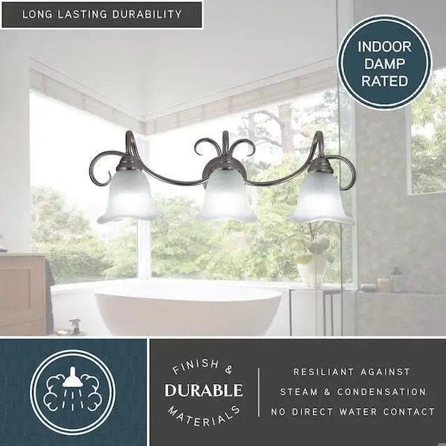 Alt view image 11 of 11 - Vaxcel Bella 3L Vanity Light Brushed Nickel - BL-VLD003BN