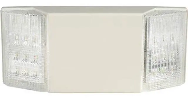 Main image of GLOBAL INDUSTRIAL 500788 2 Head LED Emergency Unit w/ Fixed Optics