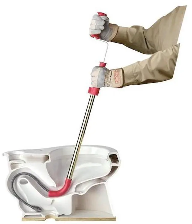 Alt view image 4 of 5 - RIDGID 59787 3' Toilet Auger w/Bulb Head
