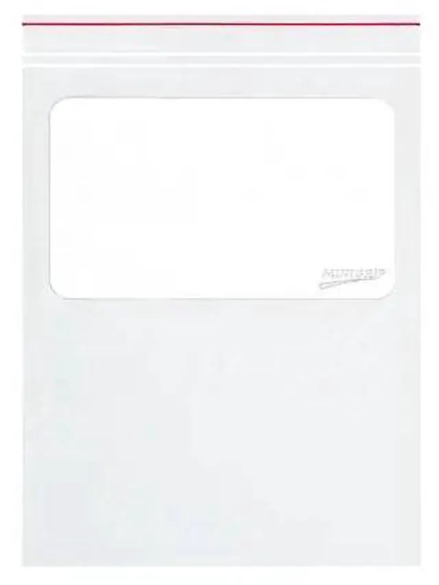 Main image of MINIGRIP MG3772 Reclosable Poly Bag, 8" L, 10" W, 2 mil Thick