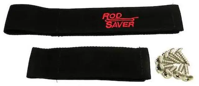 Alt view image 5 of 6 - Rod Saver 10/6RS Original Marine Rod Saver Set with 10-Inch and 6-Inch Straps, 2-Pieces, Black Finish