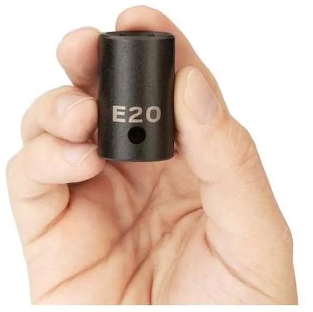 Alt view image 3 of 4 - TEKTON SID22420 1/2 Inch Drive x E20 External Star Impact Socket