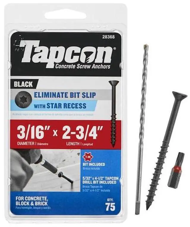 Alt view image 3 of 4 - TAPCON 28368 3/16 in. Dia., Bugle, 2-3/4 in. L, Steel 75 PK
