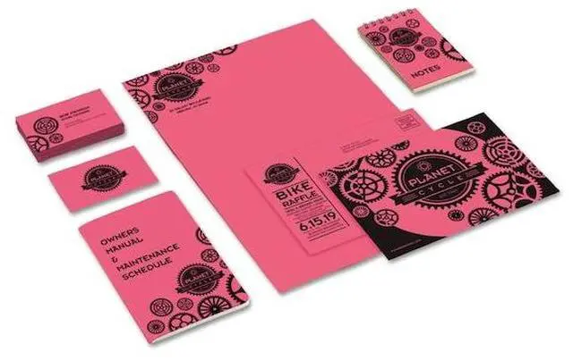 Alt view image 17 of 18 - NEENAH PAPER 22129 ColoCardtock, PlasmaPink, 250s, PK250