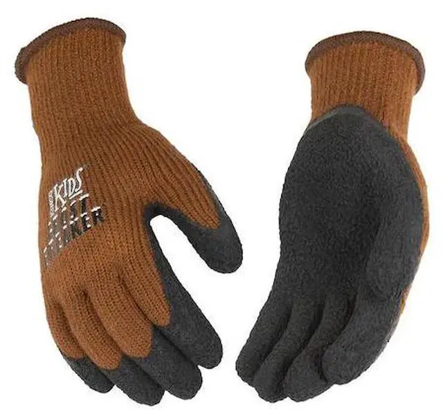 Alt view image 2 of 7 - Coated Gloves, S, Brown, PR