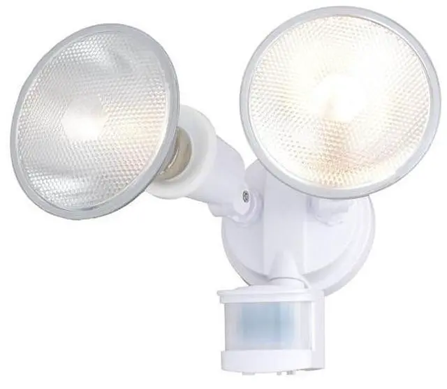 Alt view image 4 of 7 - VAXCEL T0692 White Motion Sensor Dusk to Dawn Outdoor Security Flood Light - 2