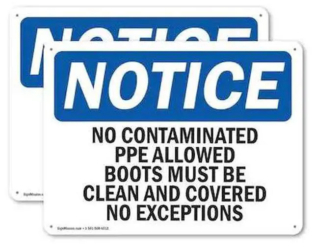 Main image of SIGNMISSION OS-2PACK-NS-A-1218-L-14468 12 in Height, 18 in Width, Aluminum,