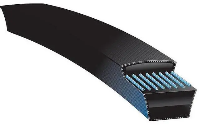 Alt view image 3 of 6 - GATES B37 Hi-Power II Classical Section Wrapped V-Belt