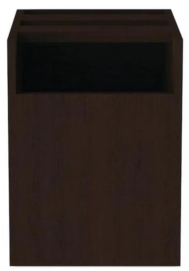 Alt view image 12 of 15 - Alera - VA552222ES - Alera Valencia Series 3/4 Box/File Pedestal, 15 5/8w x 20 1/2d x 19 1/4h, Espresso