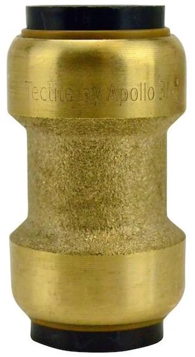 Alt view image 2 of 7 - APOLLO FSBC346JR 3/4 in. Brass Push-To-Connect Coupling Jar (6-Pack), 6PK