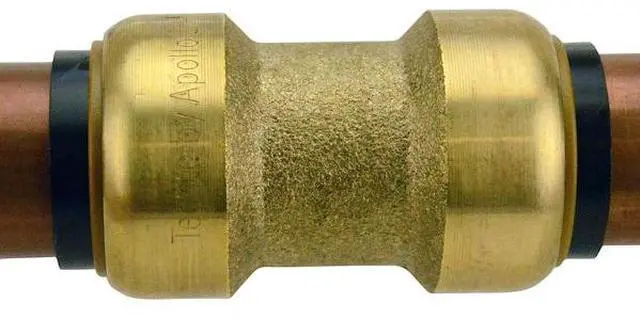 Alt view image 4 of 7 - APOLLO FSBC346JR 3/4 in. Brass Push-To-Connect Coupling Jar (6-Pack), 6PK
