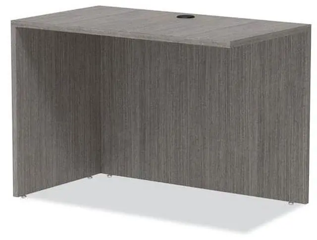 Alt view image 13 of 20 - Alera Valencia Series Reversible Return/Bridge Shell, 42w x 23.63d x 29.5h, Gray