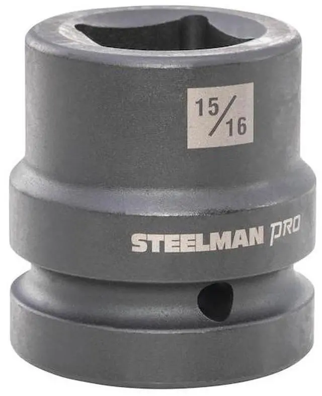 Alt view image 3 of 4 - STEELMAN 60556 1'' Drive x 15/16'' 4-Point Square Budd Impact Socket