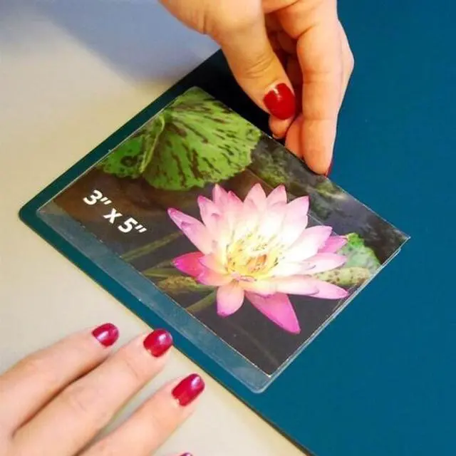 Alt view image 3 of 4 - TARIFOLD 21150 Index Card Pocket, Self-Adhesive, Top Opening 3" x 5", PK100