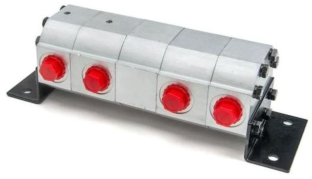 Alt view image 4 of 5 - CHIEF 253064 Rotary Flow Dividers 0.132 CID Per Section, .43-1.7 GPM Flow Range