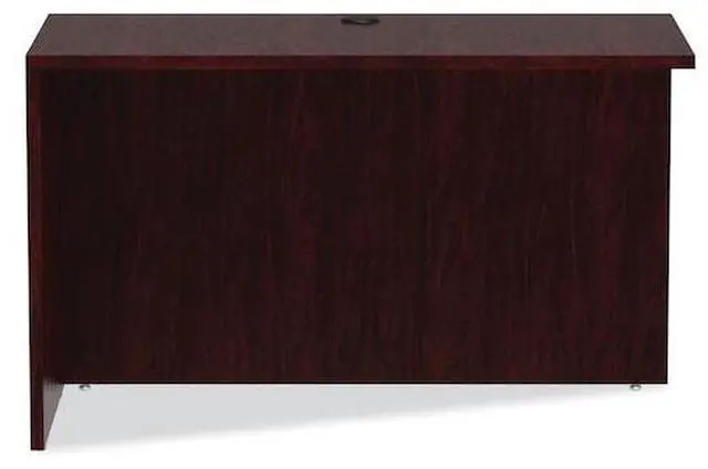 Alt view image 14 of 14 - Alera Valencia Series Reversible Return/Bridge Shell,47 1/4w x 23 5/8d, Mahogany