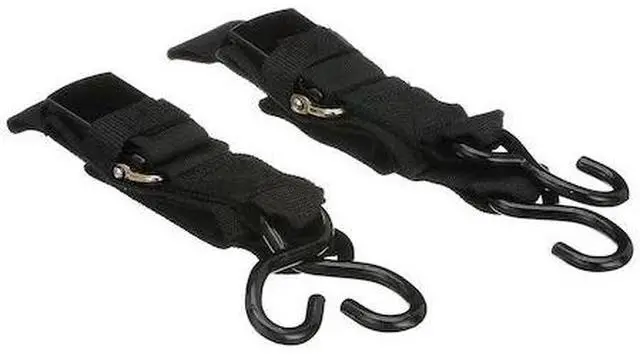 Alt view image 2 of 2 - Attwood Quick-Release Transom Tie-Down Straps 2" x 4' Pair