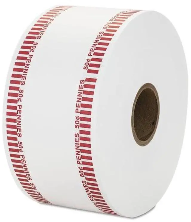 Alt view image 12 of 14 - Coin-Tainer Automatic Coin Rolls Pennies $.50 1900 Wrappers/Roll 50001