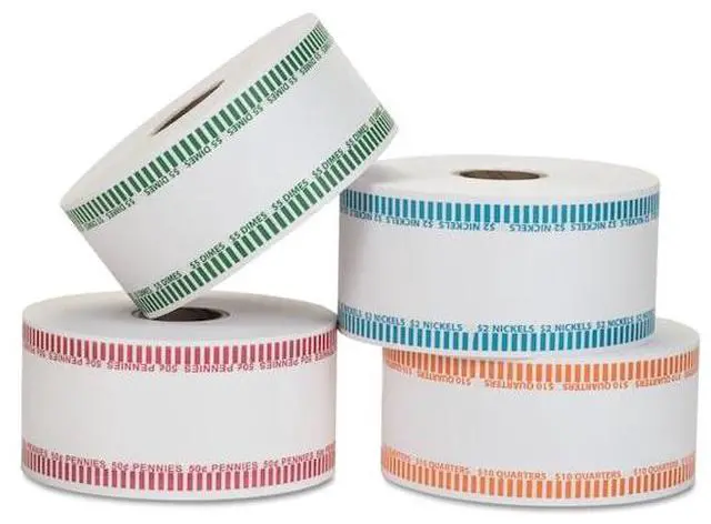 Alt view image 14 of 14 - Coin-Tainer Automatic Coin Rolls Pennies $.50 1900 Wrappers/Roll 50001
