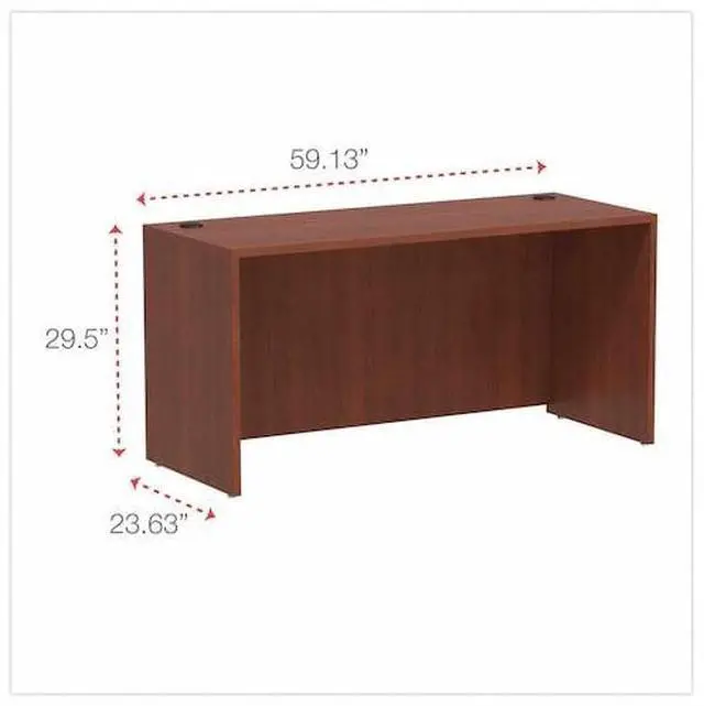 Alt view image 6 of 11 - Alera Valencia Series Credenza Shell, 59 1/8w x 23 5/8d x 29 5/8h, Medium Cherry