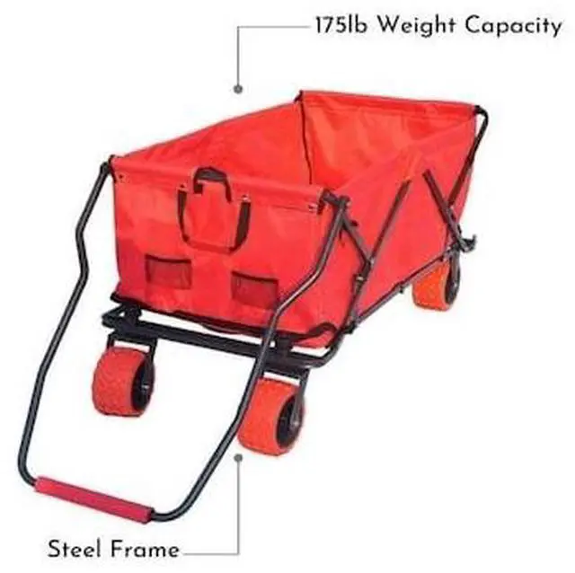 Alt view image 4 of 7 - IMPACT CANOPY 440060004 All Terrain 2 XL Wagon, Red