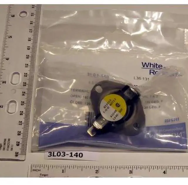 Alt view image 3 of 3 - Emerson 3L03-140 Snap Disc Limit Control with Manual Reset