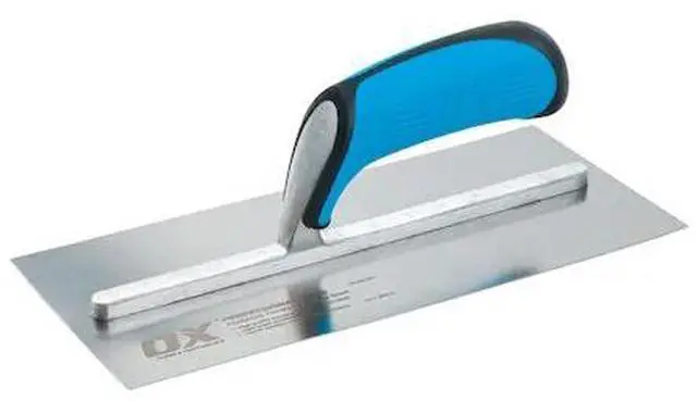Main image of OX TOOLS OX-P011008 OX Pro 3"x8" 75x200mm Finish Trowel Stainless Steel OX Grip