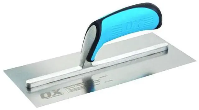 Alt view image 2 of 2 - OX TOOLS OX-P011008 OX Pro 3"x8" 75x200mm Finish Trowel Stainless Steel OX Grip