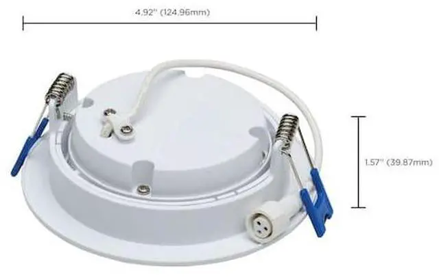 Alt view image 6 of 6 - SATCO S11878 11 Watt 4 Inch Directional Low-Profile Downlight CCT Selectable